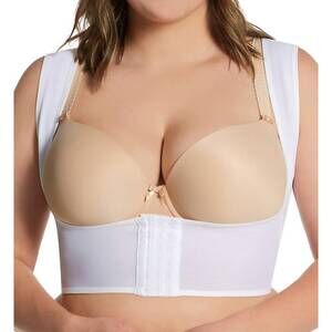 NEW CORTLAND intimates back-support shoulder brace shapewear in white